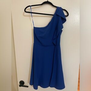 19 Cooper One Shoulder Ruffle Dress - Size Small